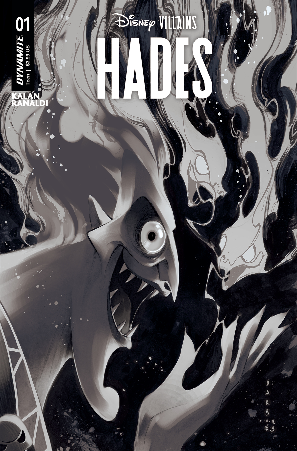 Disney Villains Hades #1 Cover H 1 for 15 Incentive Darboe Line Art