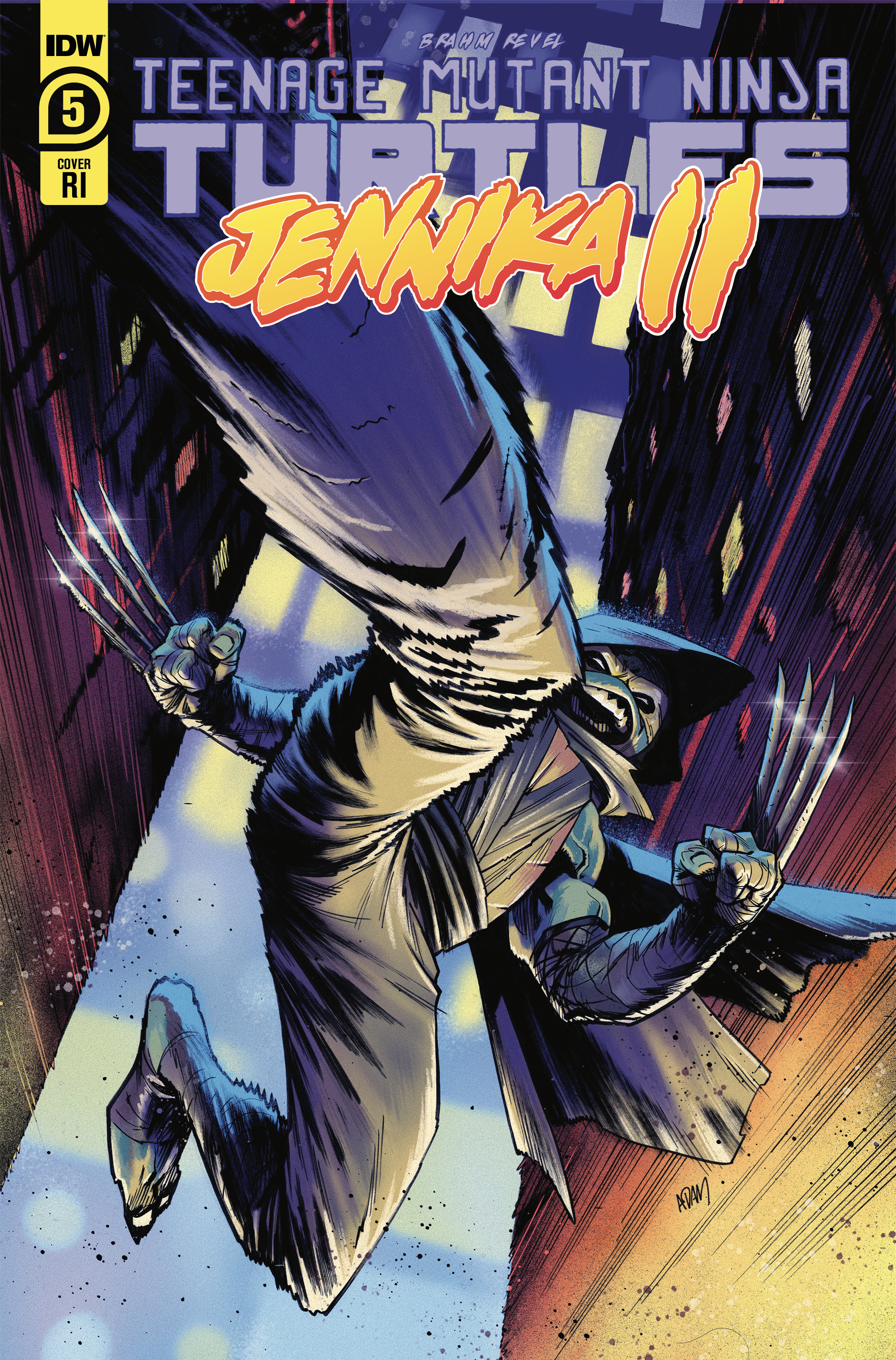 Teenage Mutant Ninja Turtles Jennika II #5 10 Copy Adam Gorham Incentive Cover (Of 6)