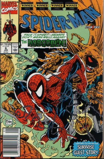 Spider-Man #6 [Newsstand]-Near Mint (9.2 - 9.8)