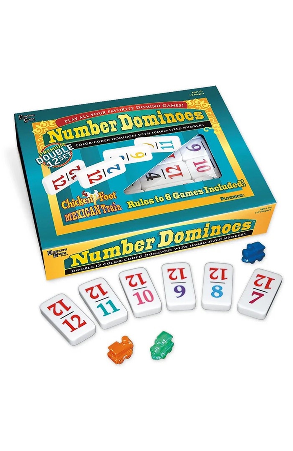 Dominoes: Double 12 Numbered