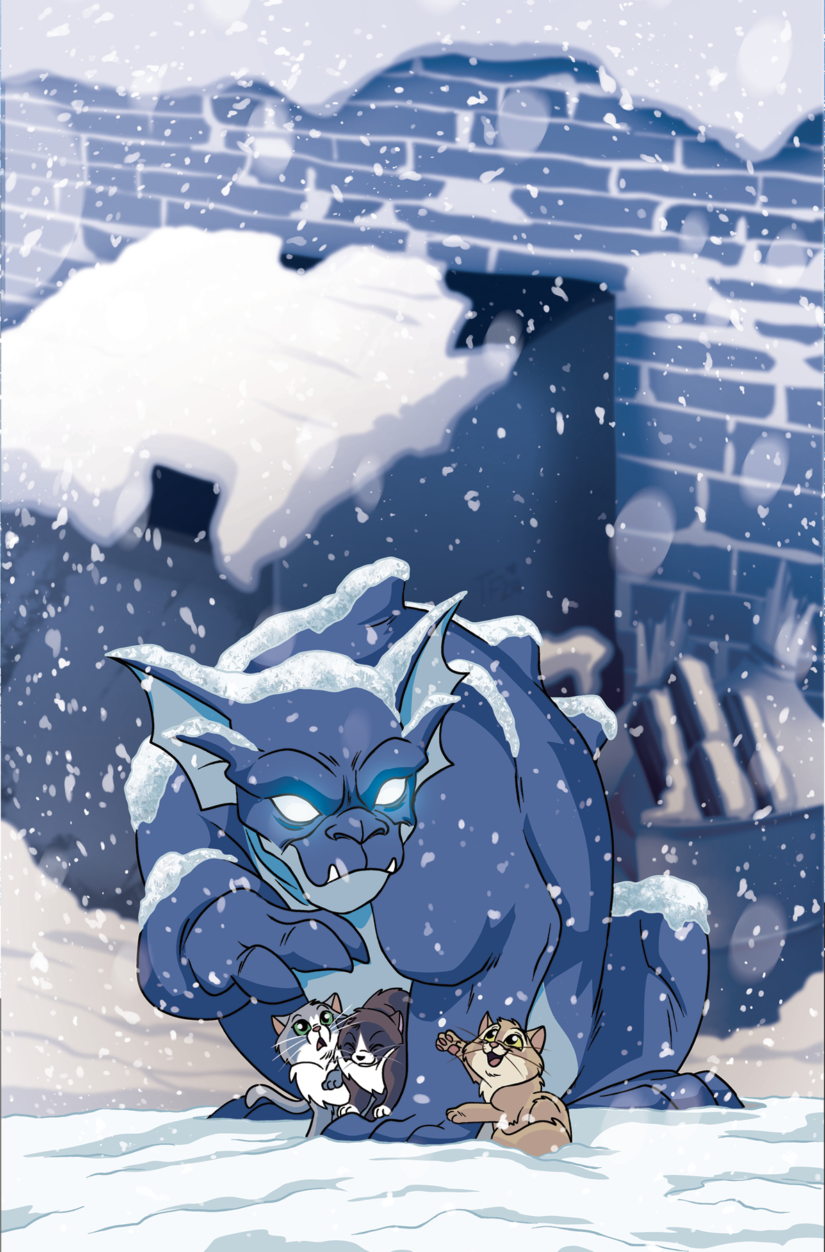 Gargoyles Winter Special #1 Cover G 1 for 20 Incentive Forstner Virgin