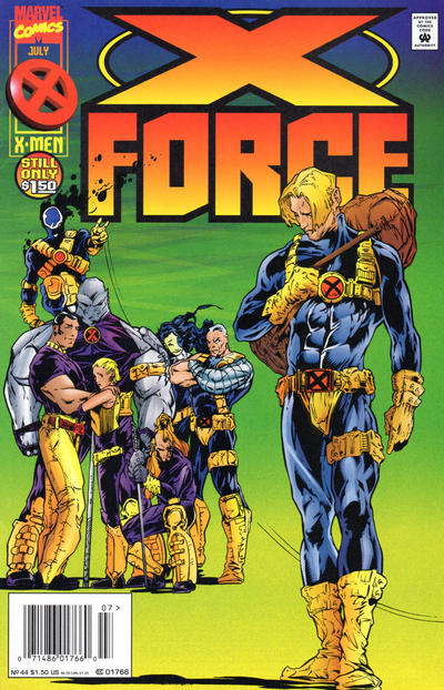 X-Force #44 [Newsstand]-Fine (5.5 – 7)