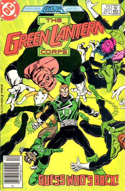 The Green Lantern Corps #207 [Newsstand]-Fine (5.5 – 7)