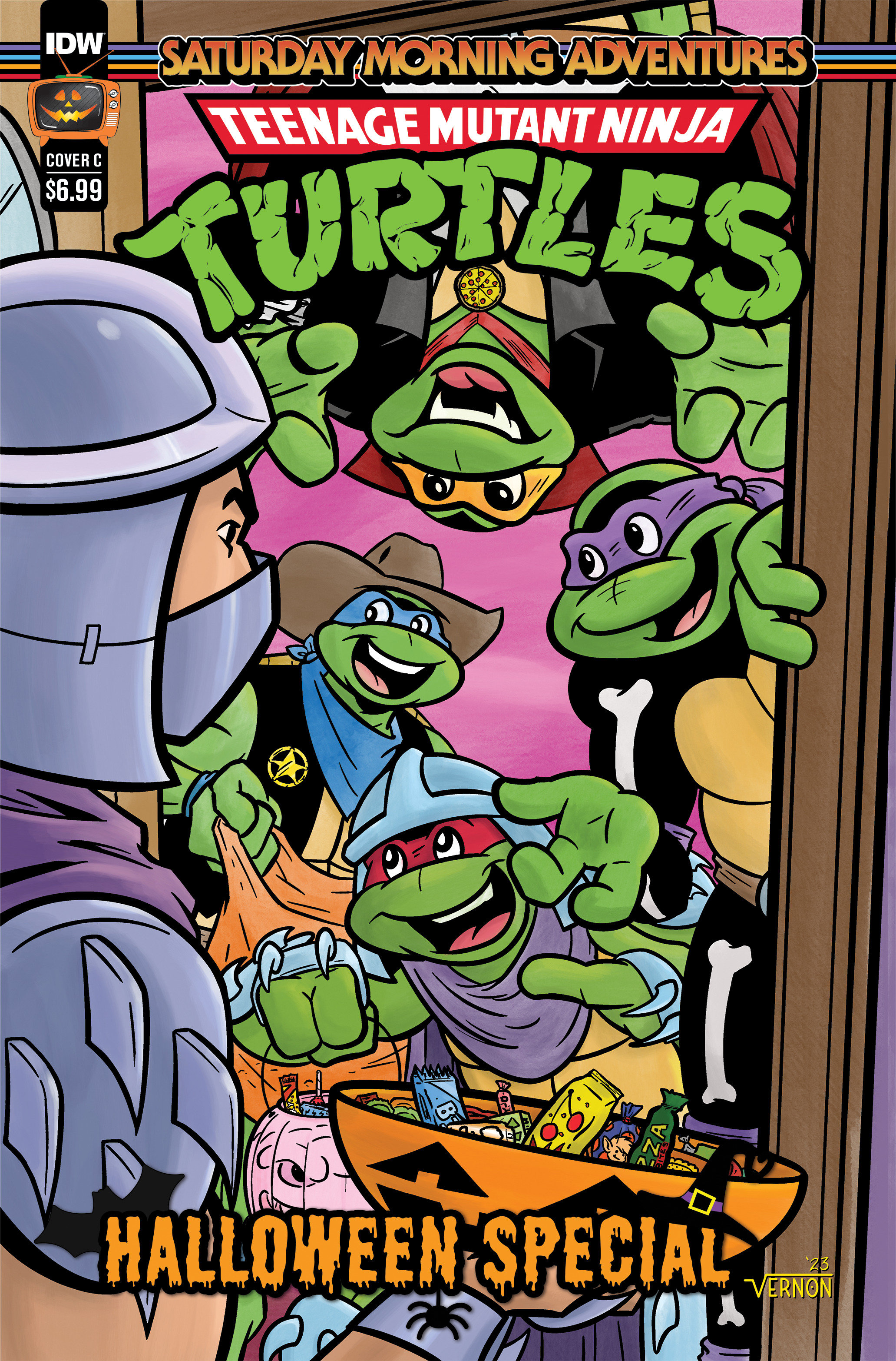 Teenage Mutant Ninja Turtles Saturday Morning Adventures Halloween Special Cover C Smith