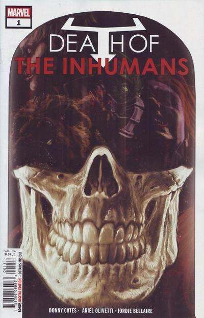 Death of The Inhumans #1 [Kaare Andrews]-Fine, Crease On Back Cover Corner