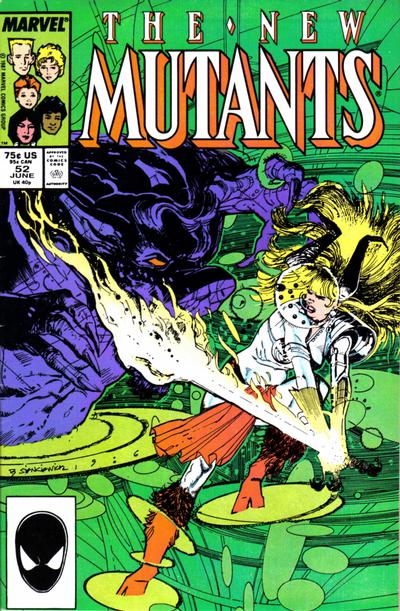 The New Mutants #52 [Direct] - Fn/Vf