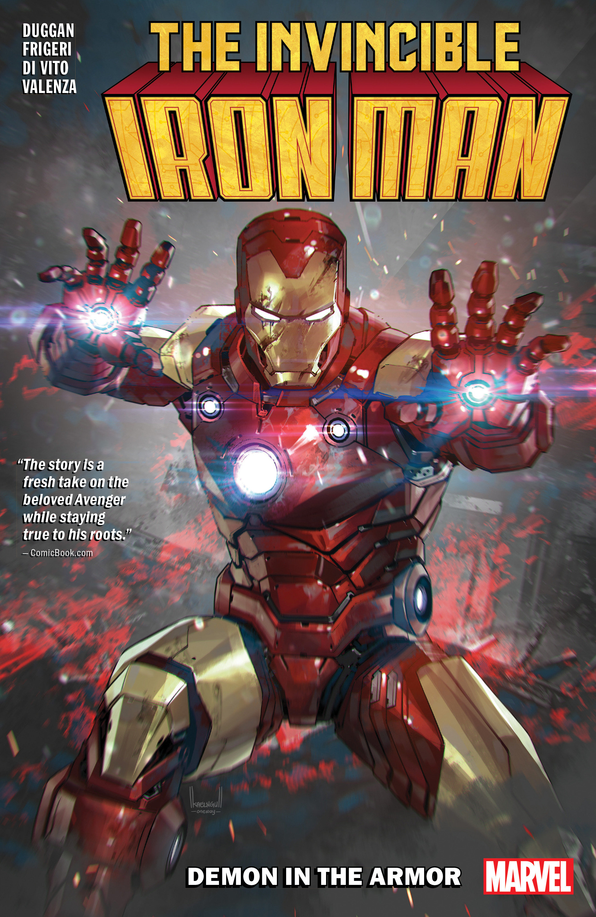 Invincible Iron Man by Gerry Duggan Graphic Novel Volume 1 Demon in the Armor
