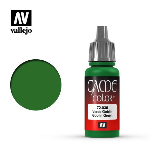 Vallejo Game Color Goblin Green Paint, 17Ml