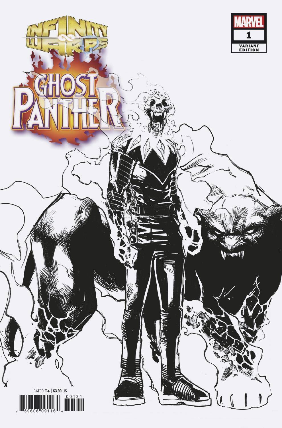 Infinity Wars Ghost Panther #1 Ramos Design Variant (Of 2)