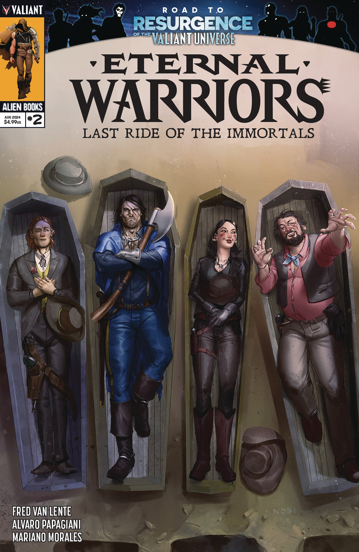 Eternal Warriors Last Ride Immortals #2 Cover A Nobi (Of 2)