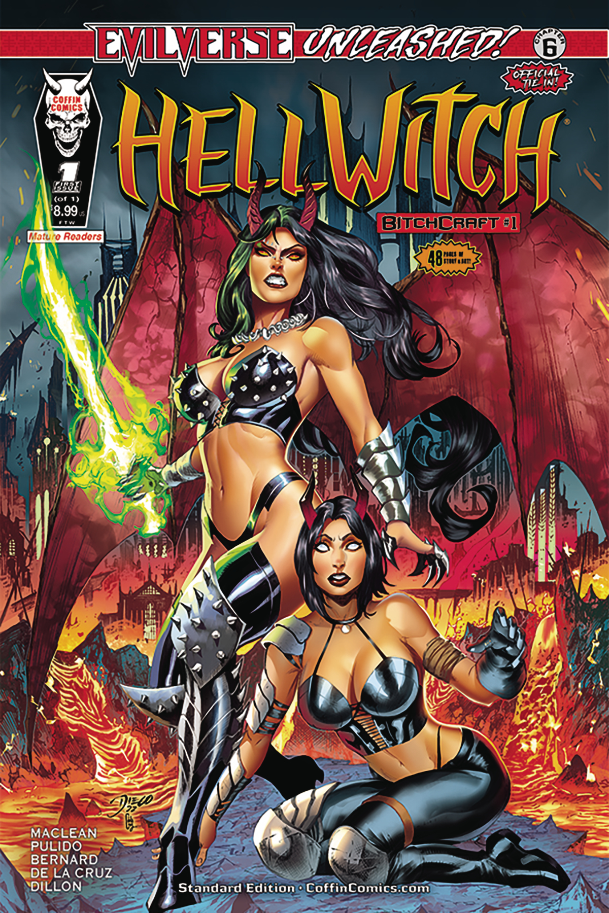 Hellwitch Bitchcraft #1 Cover A Diego Bernard Standard Edition (Mature)