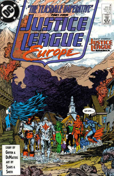 Justice League Europe #8 [Direct]-Fine (5.5 – 7)