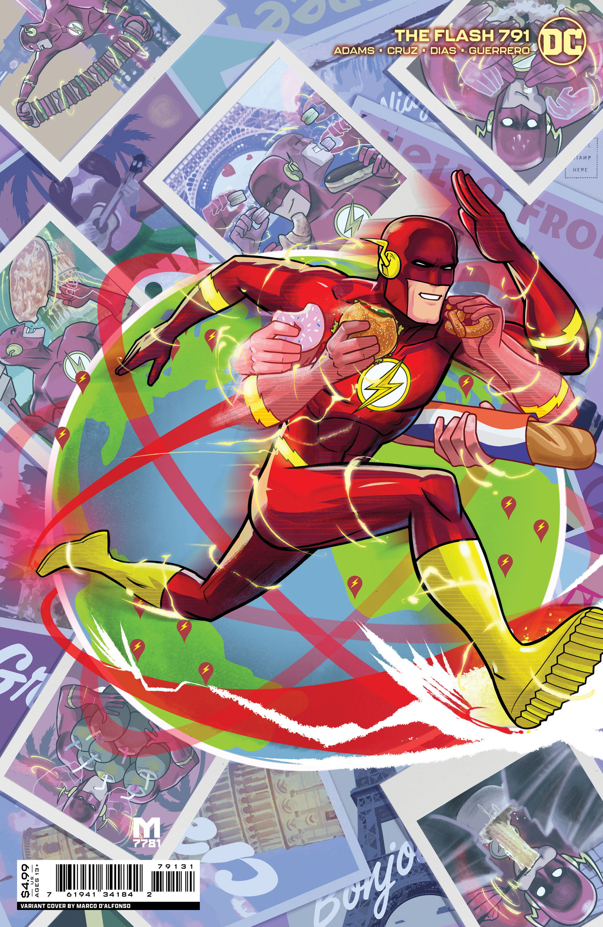 Flash #791 Cover C Marco Dalfonso Card Stock Variant (One-Minute War) (2016)