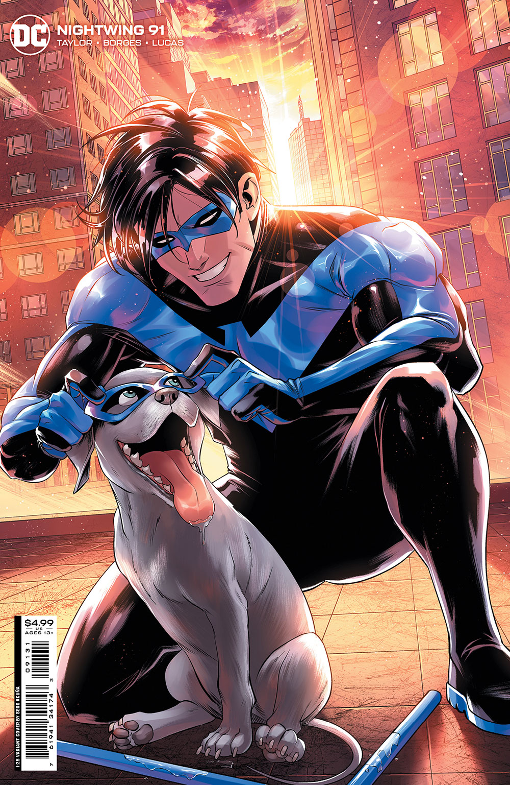Nightwing #91 Cover C 1 for 25 Incentive Serg Acuna Card Stock Variant (2016)