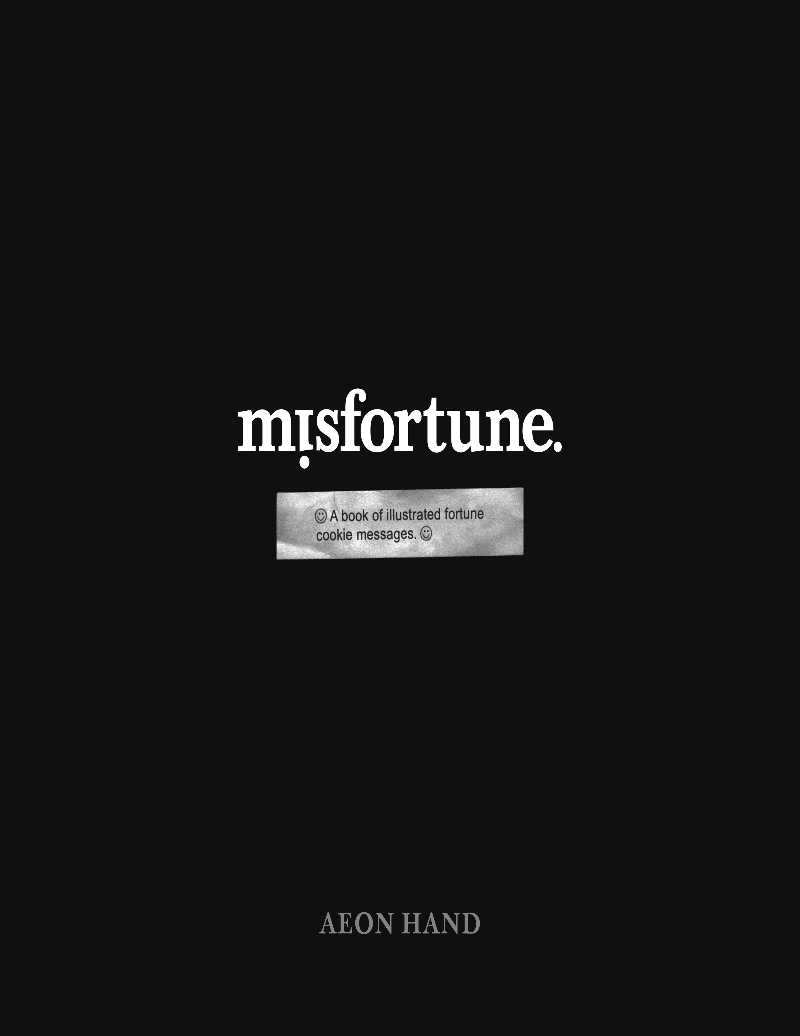 Misfortune Book of Illustrated Fortune Cookie Messages (Mature)