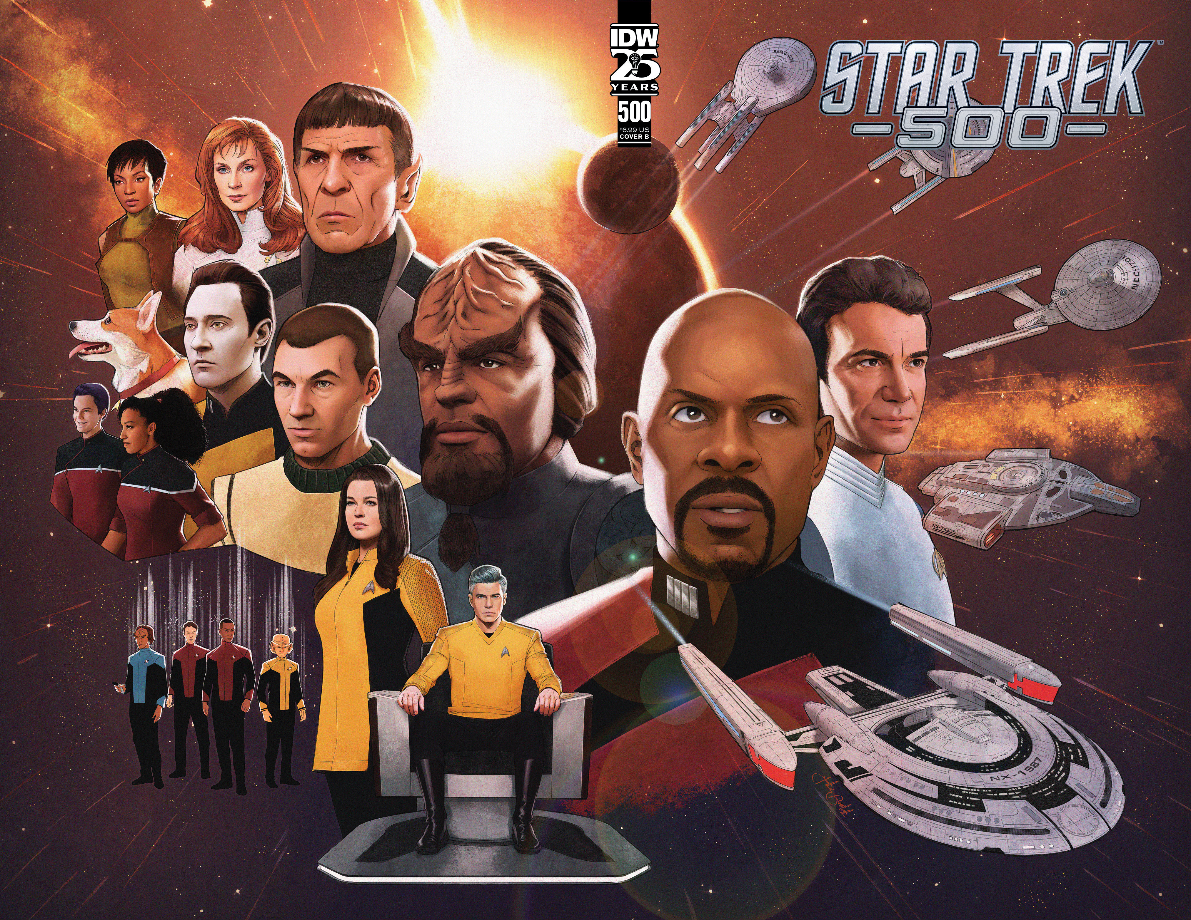 Star Trek #500 Cover B Bartok