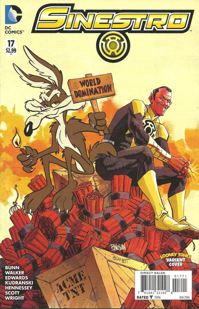Sinestro #17 Looney Tunes Variant Edition (2014)