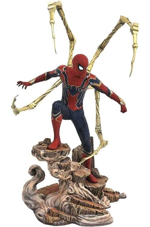 Diamond Gallary Iron Spider Statue Pre-Owned