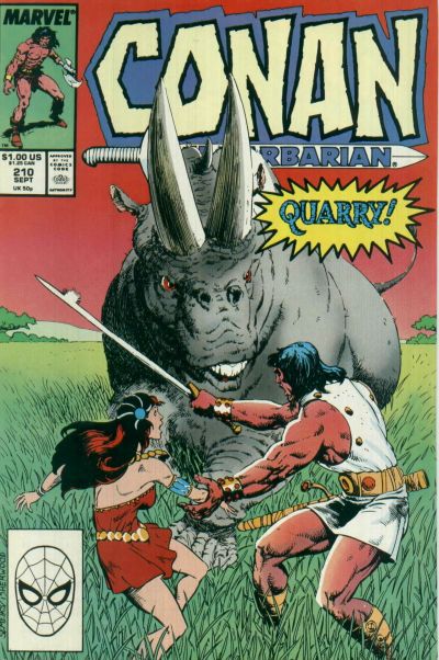 Conan The Barbarian #210 [Direct]-Fine (5.5 – 7)