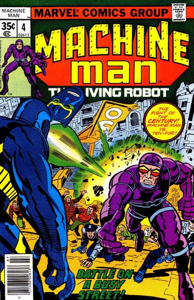 Machine Man #4-Near Mint (9.2 - 9.8)