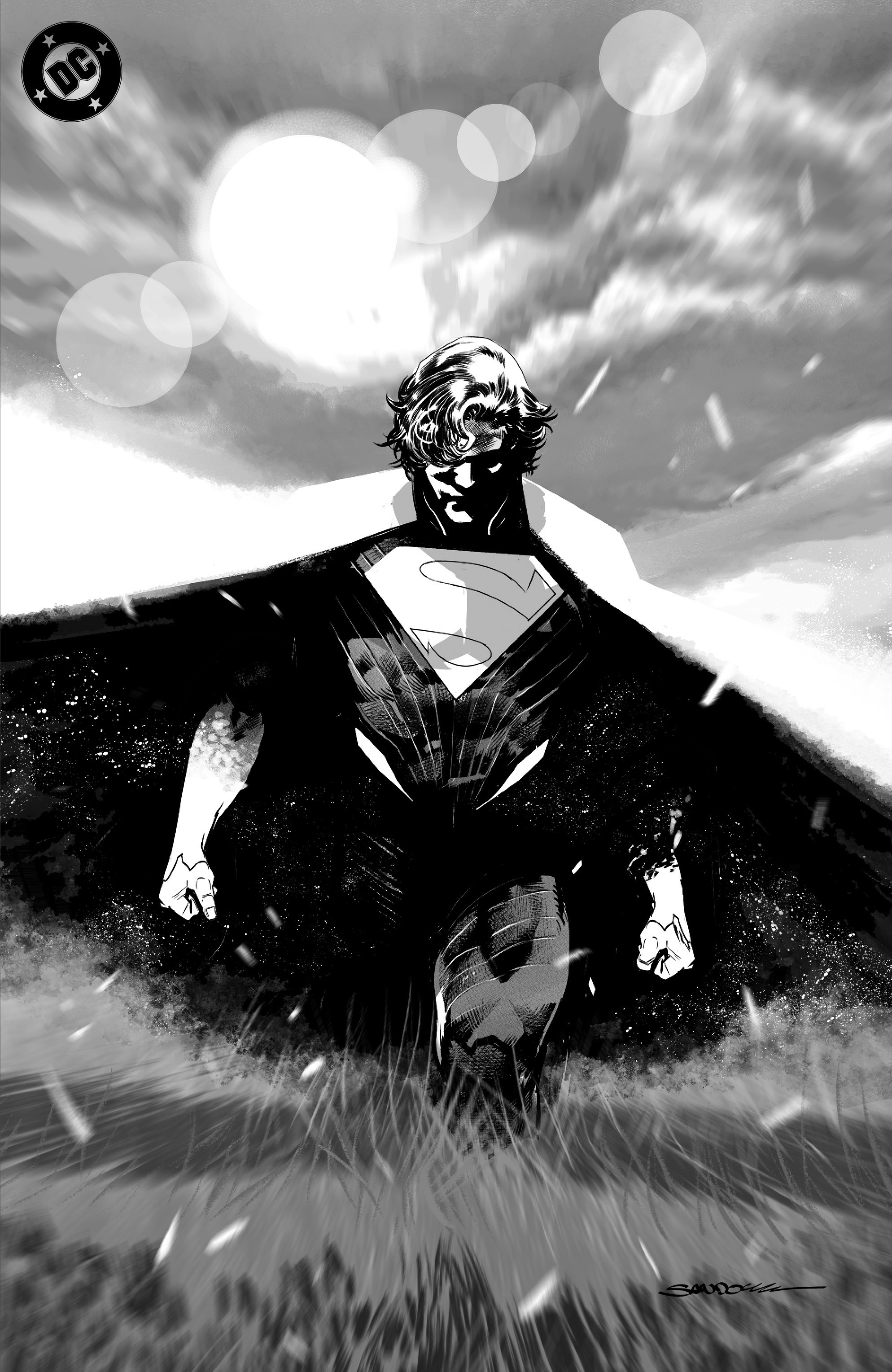 Absolute Superman Noir Edition #1 (One Shot) Cover C Rafa Sandoval Foil Variant