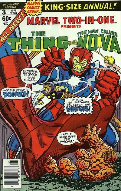 Marvel Two-In-One Annual #3-Fine 
