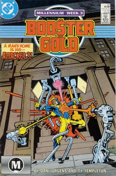 Booster Gold #24 [Direct]-Near Mint (9.2 - 9.8)