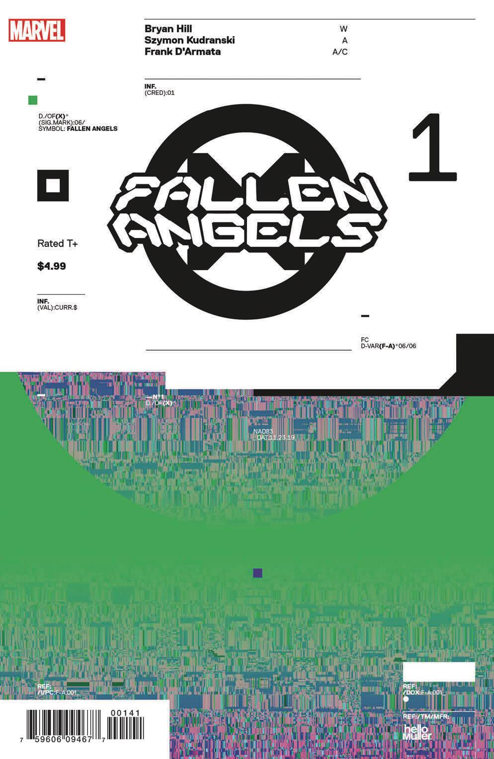 Fallen Angels #1 Muller Design Variant Dx