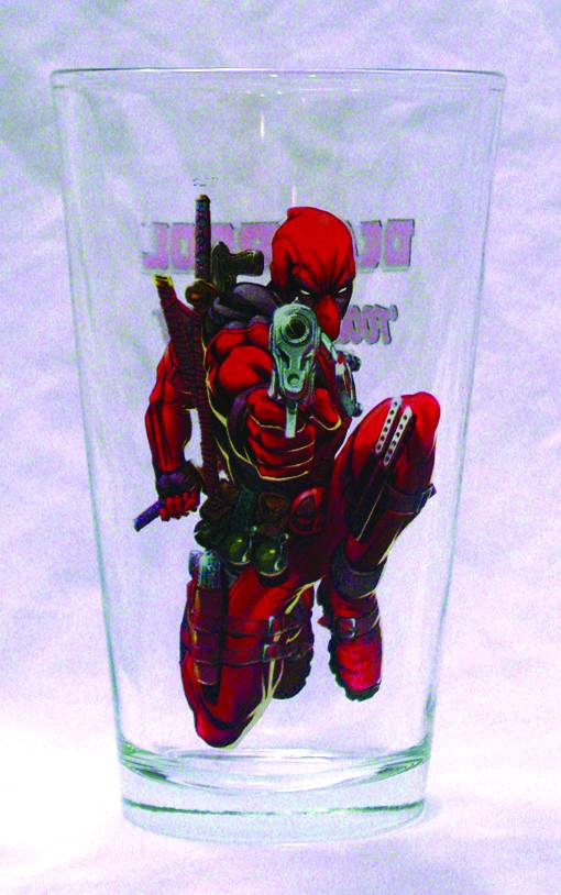 Toon Tumblers Deadpool Pint Glass