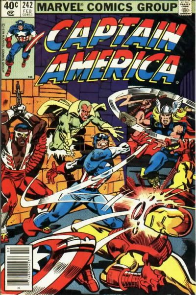 Captain America #242 [Newsstand]-Fine (5.5 – 7)