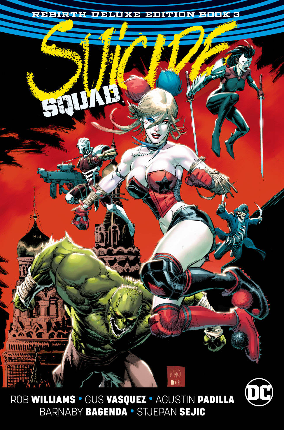 Suicide Squad Rebirth Deluxe Collected Hardcover Book 3