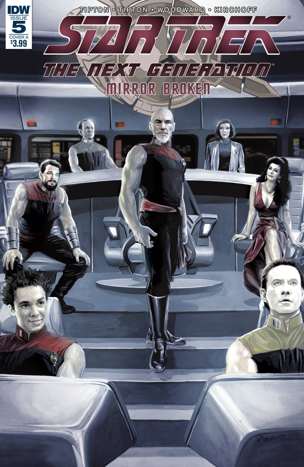 Star Trek Tng Mirror Broken #5 Cover A Woodward (Of 5)
