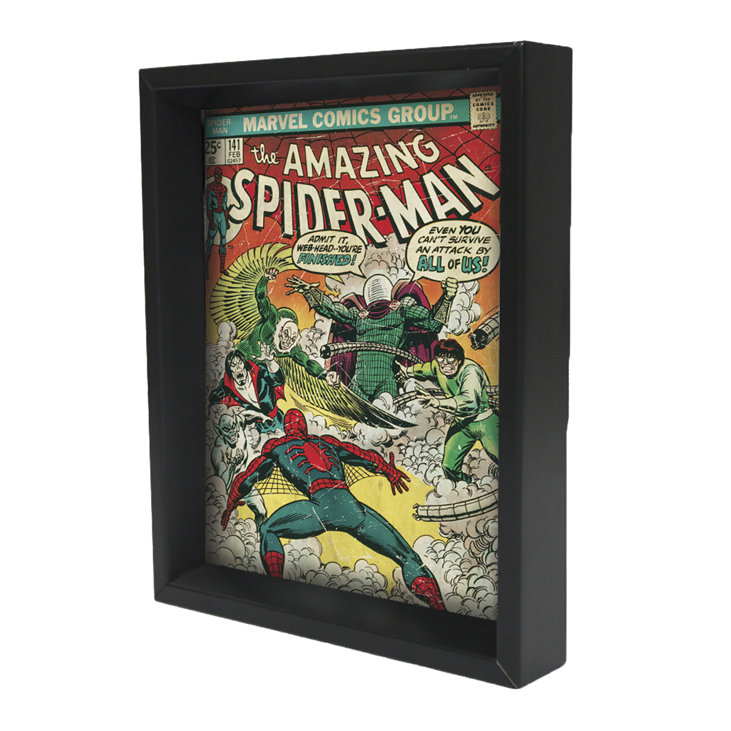 Spider-Man Issue 141 Cover 3D Lenticular Shadow