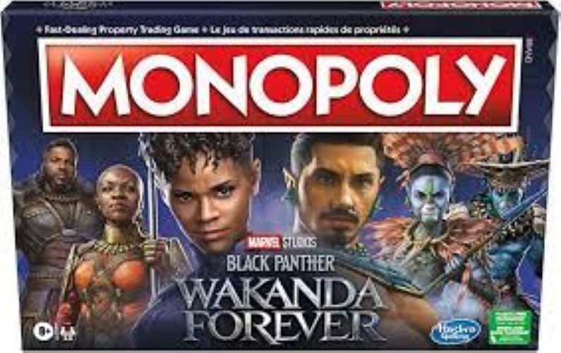 Monopoly Black Panther Wakanda Forever Box Dmg