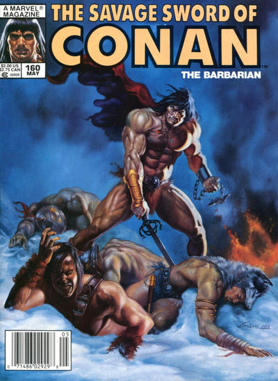 The Savage Sword of Conan #160 - Vg+