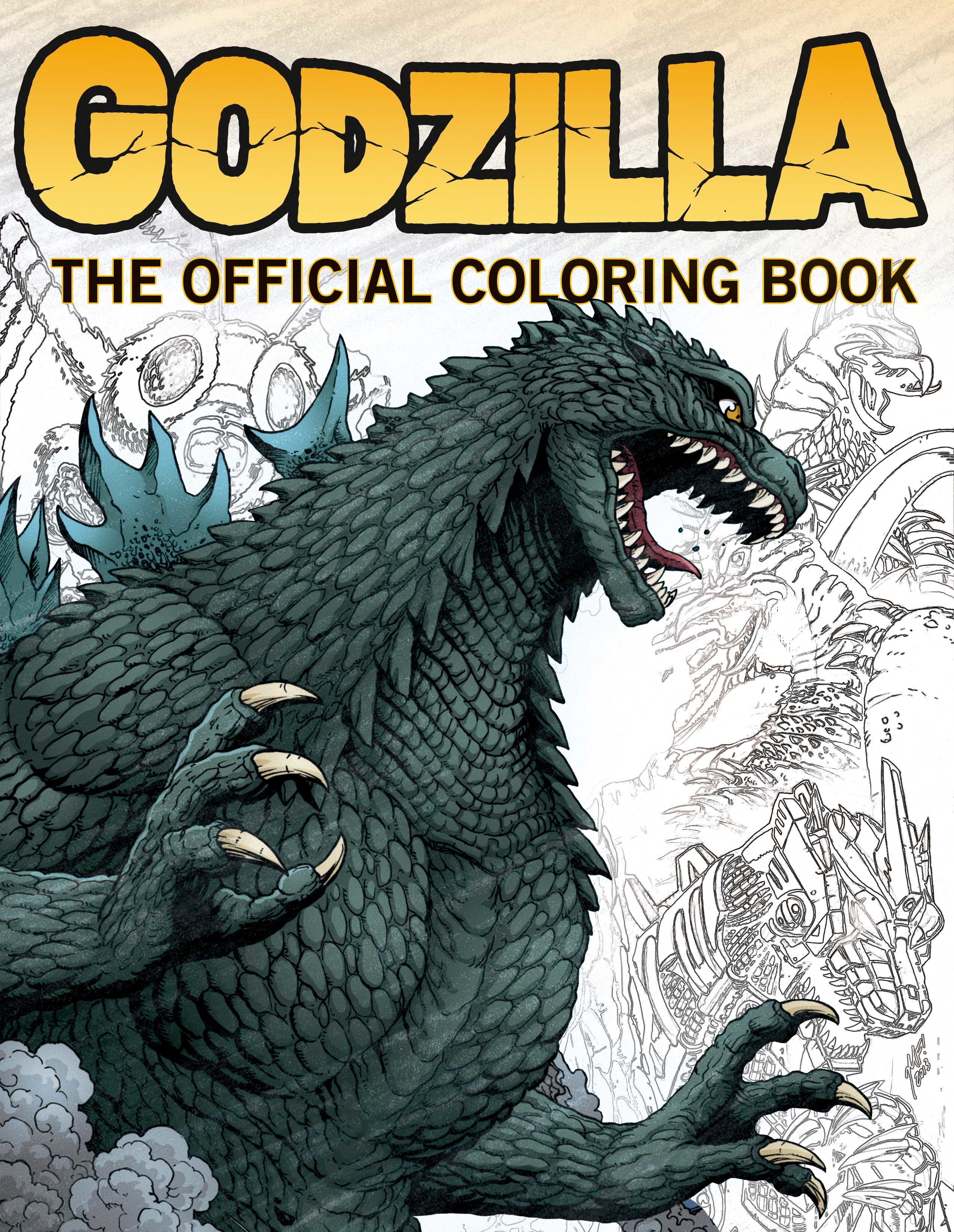 Godzilla Official Coloring Book Soft Cover