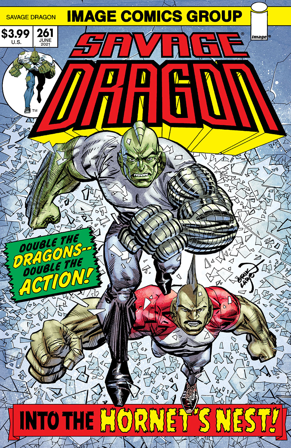 Savage Dragon #261 Cover B Retro 70's Trade Dress (Mature)