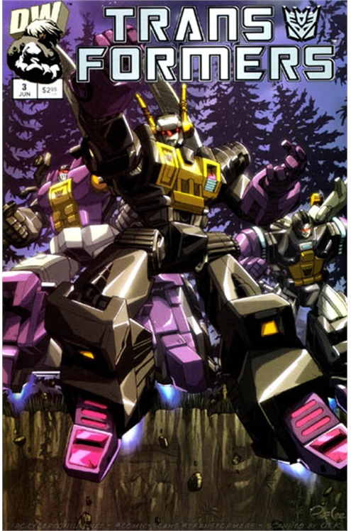 Transformers: Generation 1 #3 [Decepticon Cover] - Vf
