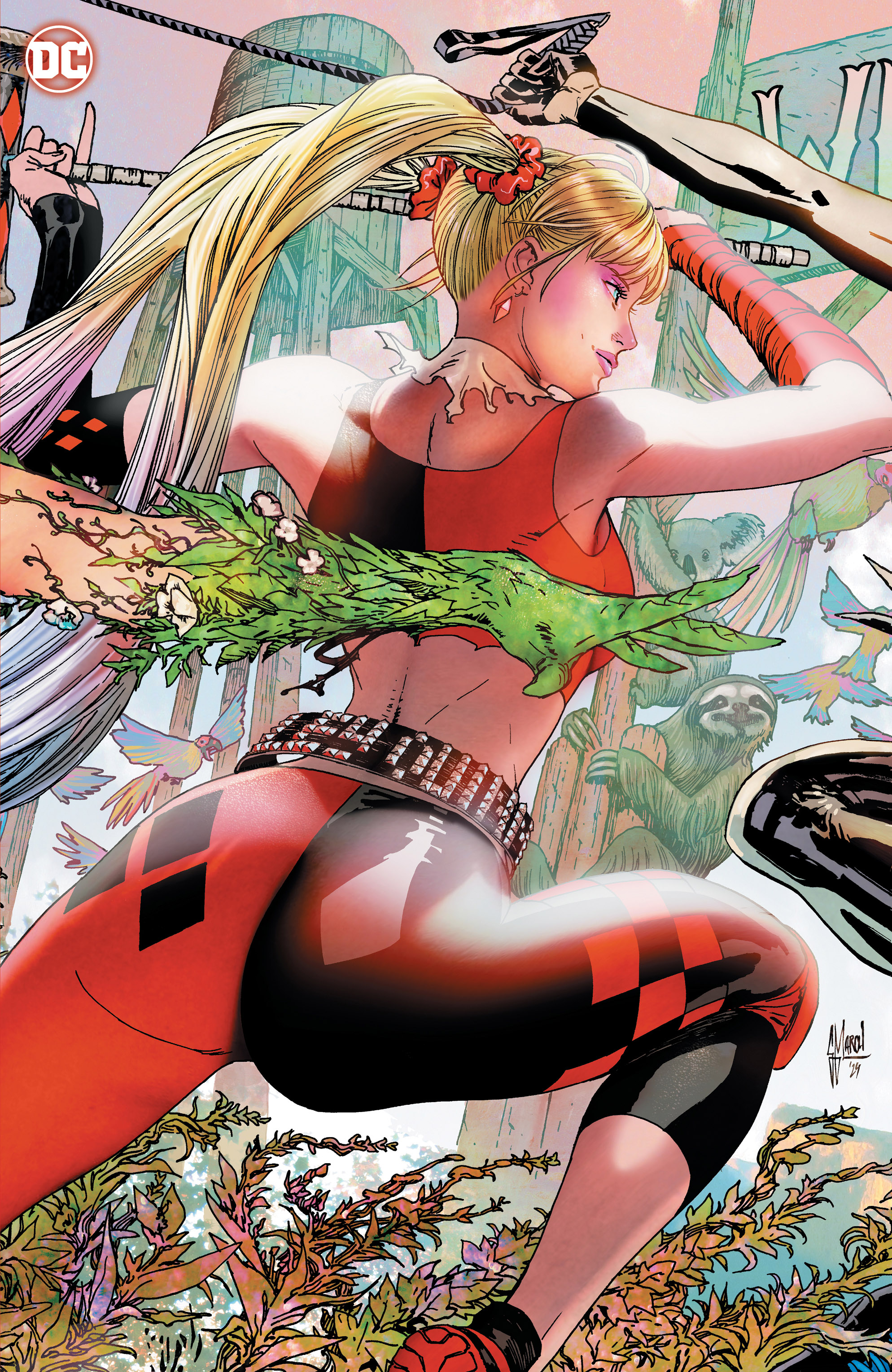 Gotham City Sirens #2 Cover E Guillem March Connecting Prismatic Gloss Variant (Of 4)