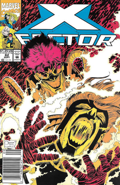 X-Factor #82 [Newsstand]-Fine (5.5 – 7)