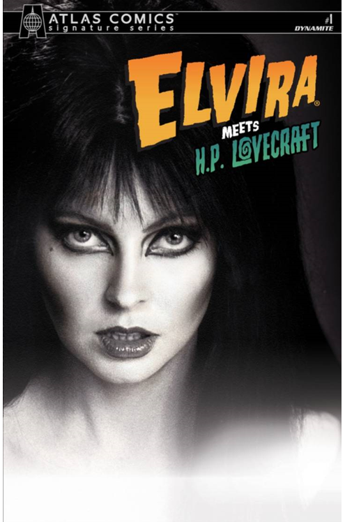 Elvira Meets HP Lovecraft #1 Cover G Photo Atlas Edition Elvira Signed