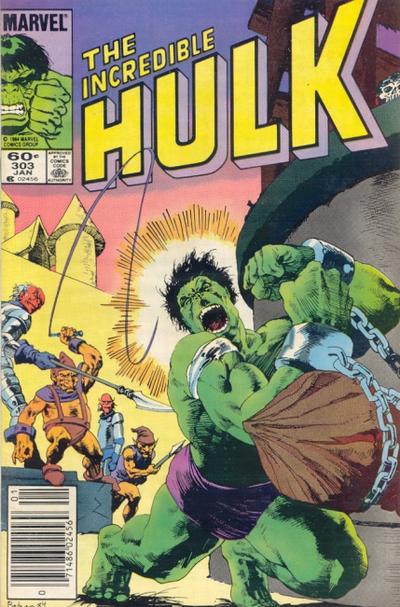 The Incredible Hulk #303 [Newsstand]-Fine (5.5 – 7)