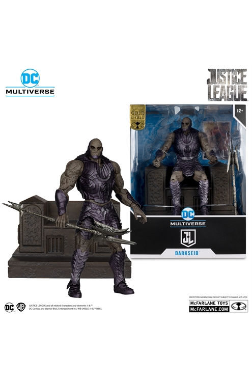 ***Pre-Order*** DC Multiverse Justice League Darkseid Mega Fig With Throne (Gold Label)