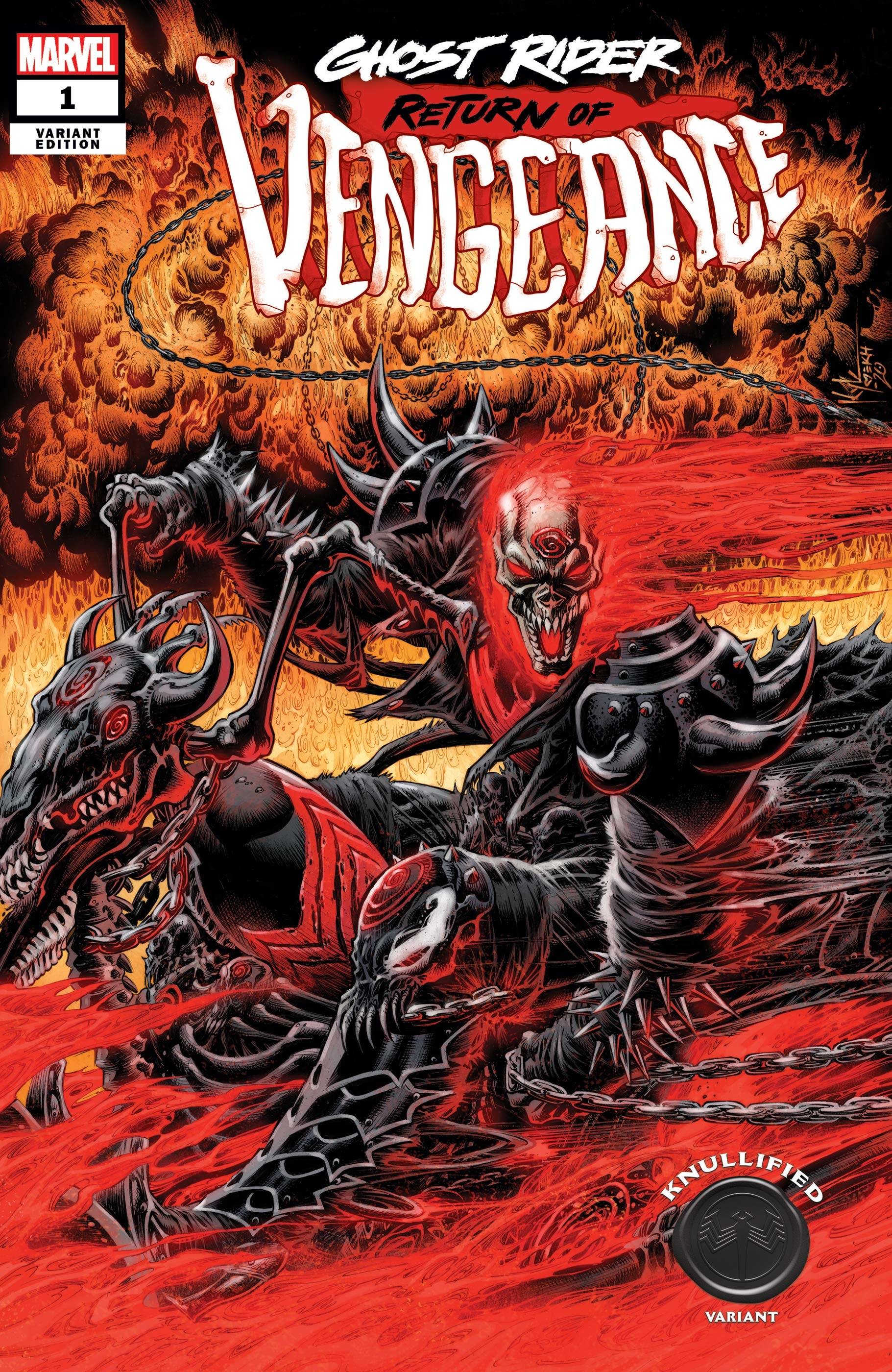 Ghost Rider Return of Vengeance #1 Hotz Knullified Variant