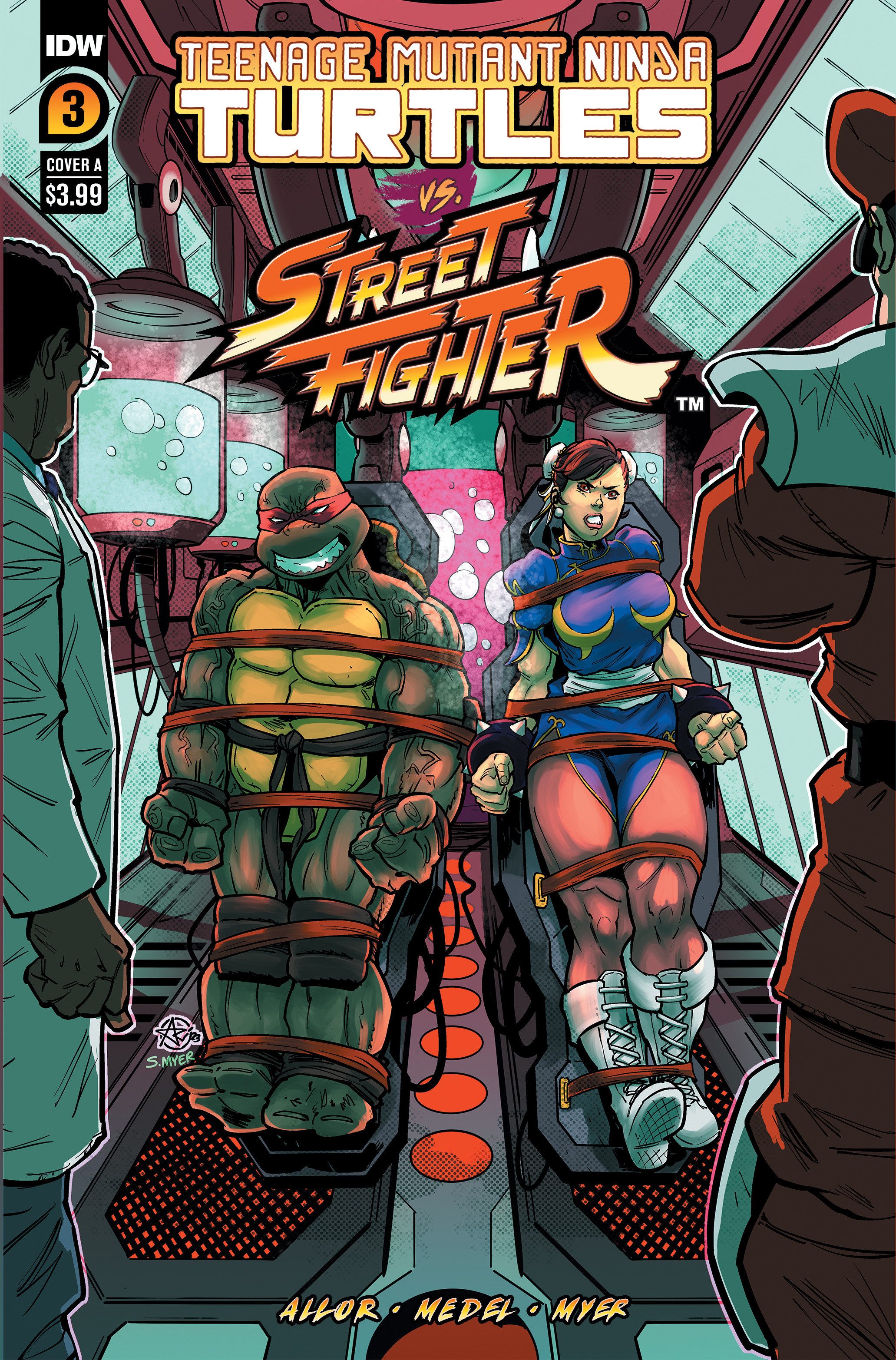 Teenage Mutant Ninja Turtles Vs. Street Fighter #3 Cover A Medel