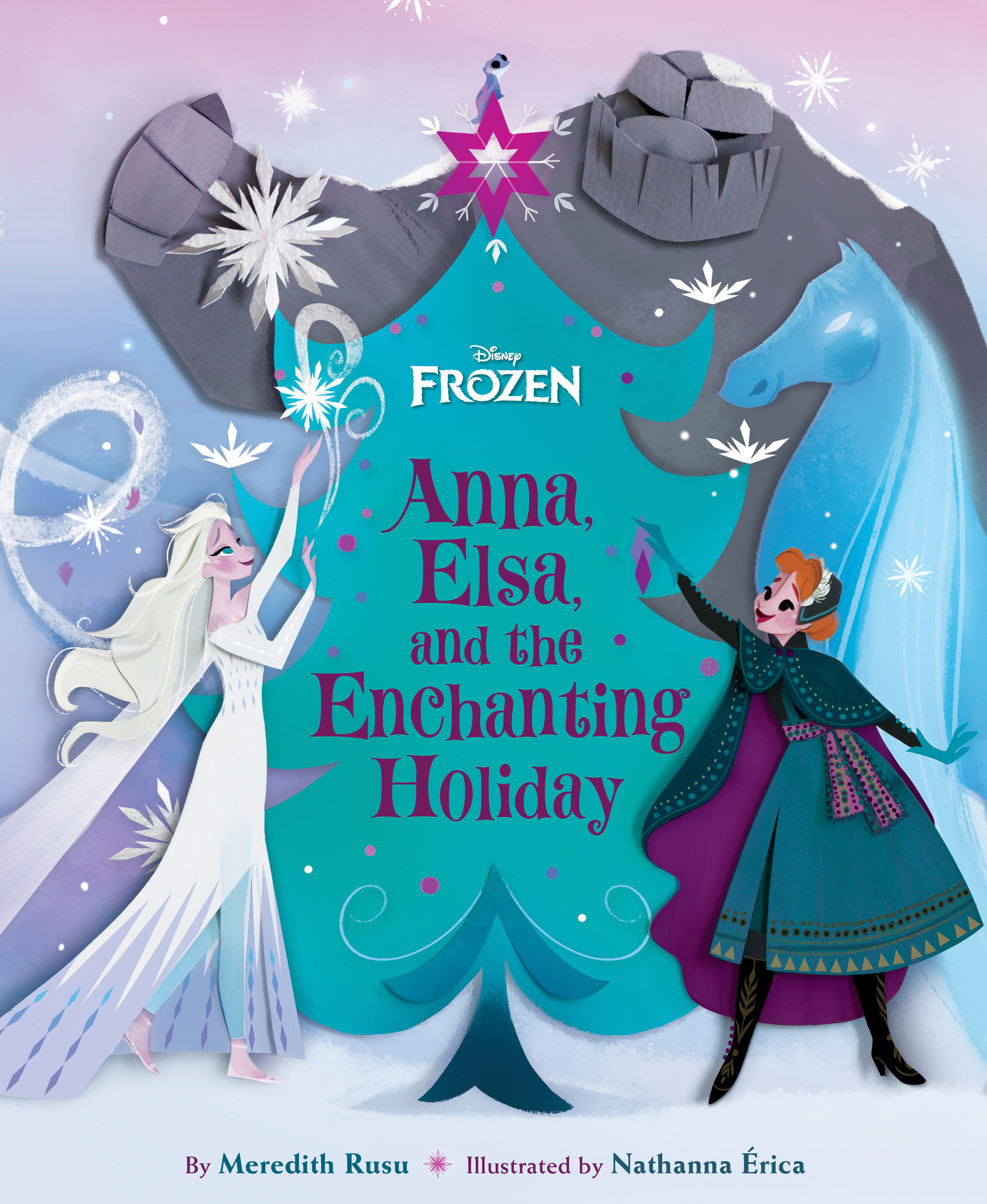 Frozen: Anna, Elsa, and the Enchanting Holiday (Hardcover Book)