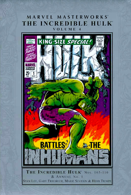 Marvel Masterworks Incredible Hulk Hardcover Volume 4 New Edition