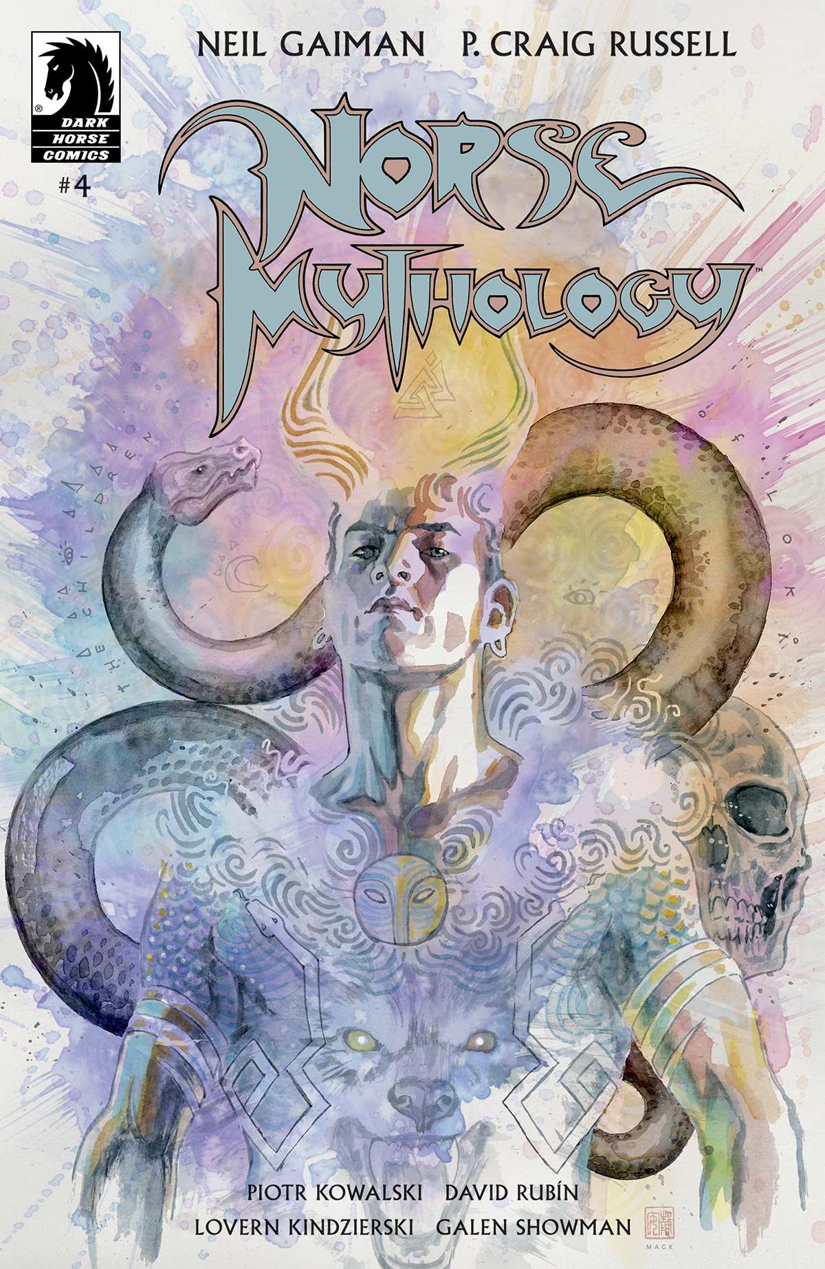 Neil Gaiman Norse Mythology #4 Cover B Mack