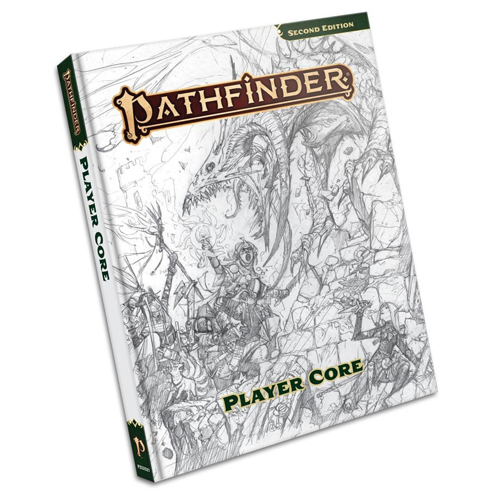Pathfinder Rpg Player Core Book Hardcover Sketch