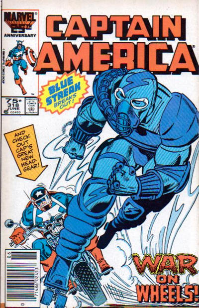 Captain America #318 [Newsstand]-Very Fine (7.5 – 9)
